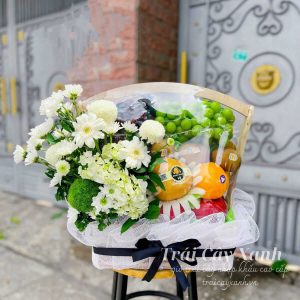 Lãng hoa quả Giỏ trái cây phúng điếu