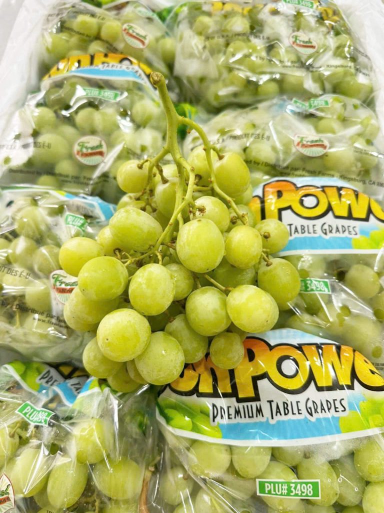 Nho xanh không hạt Sunpower (túi 1kg)