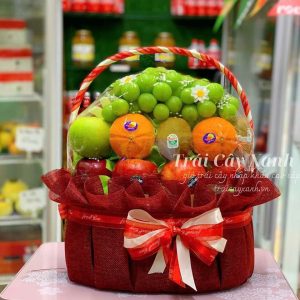 Giỏ trái cây hoa quả cúng tổ nghề Sân Khấu