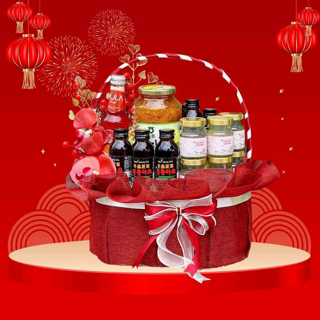 Giỏ Quà Tết Cao Cấp Sức Khoẻ Quý GT2501