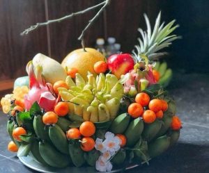 Mâm ngũ quả đẹp đơn giản