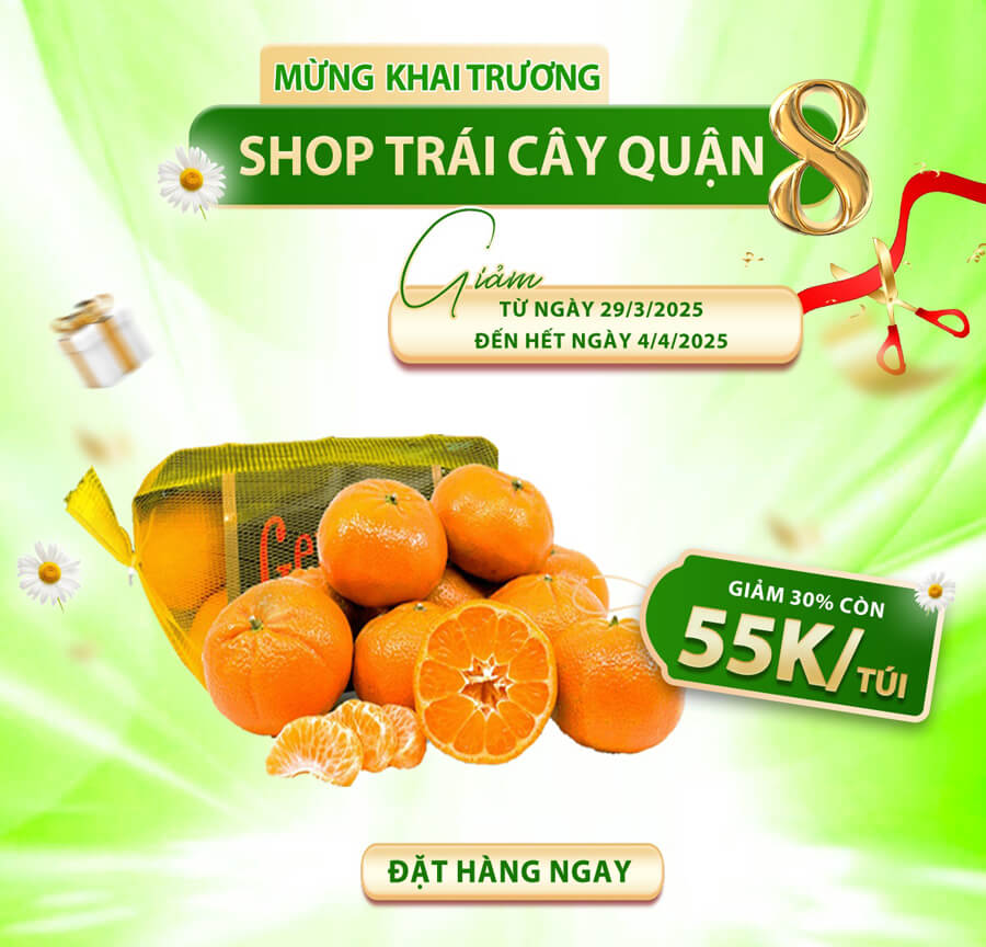 Khai trương Quận 8 - Quýt Úc