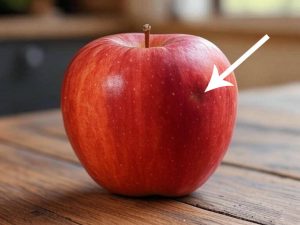 Táo bị thâm bên trong có ăn được không