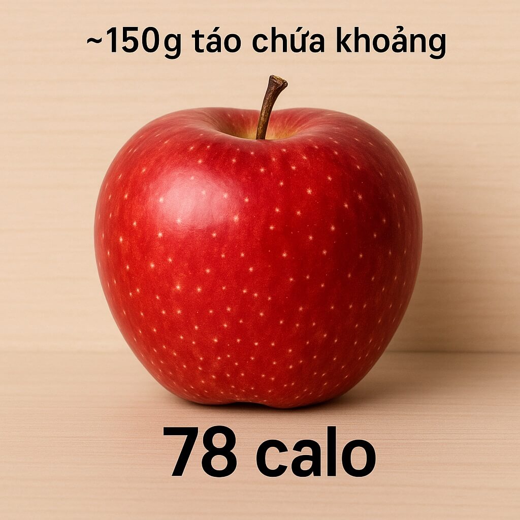 Một Quả Táo Chứa Bao Nhiêu Calo
