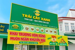 Cửa hàng trái cây xanh quận 8