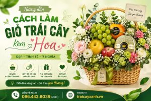 Hướng Dẫn Cách Làm Giỏ Trái Cây Kèm Hoa Đơn Giản