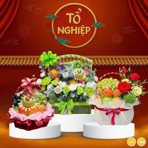 Giỏ Quà Trái Cây Cúng Giỗ Tổ Nghiệp