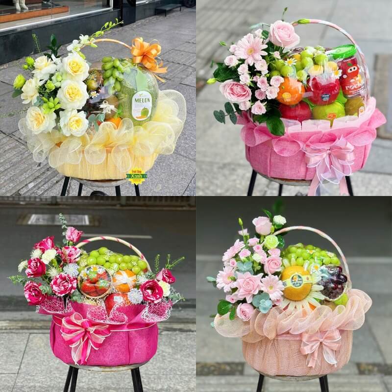 Các loại giỏ trái cây làm quà tặng Phụ nữ