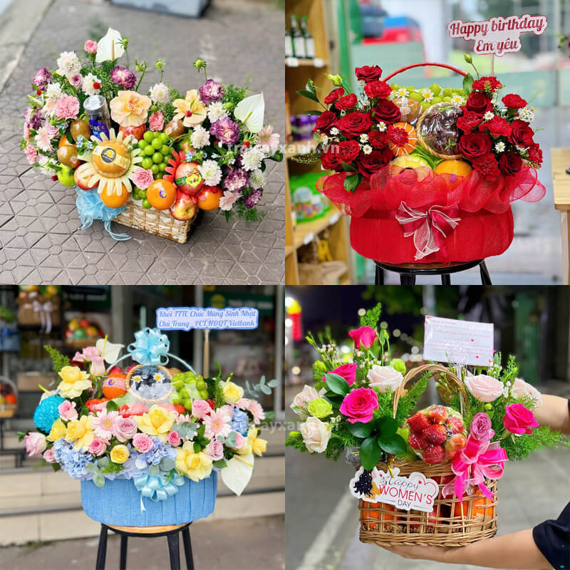 Mẫu giỏ hoa quả 20 10