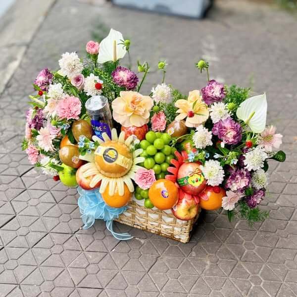 Mẫu giỏ hoa quả cao cấp giá trị cao