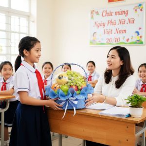 Tặng quà 20-10 cho cô giáo chủ nhiệm