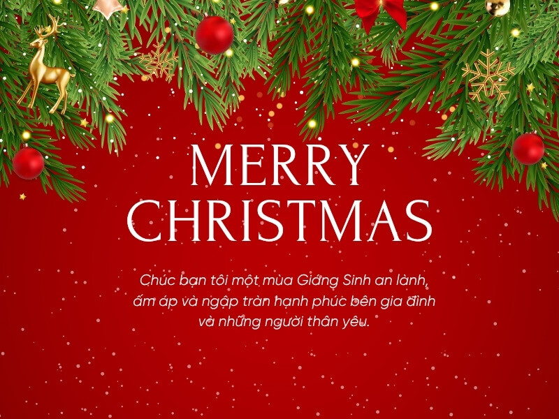 Những lời chúc Giáng Sinh ý nghĩa cho bạn bè lâu năm, ấm áp