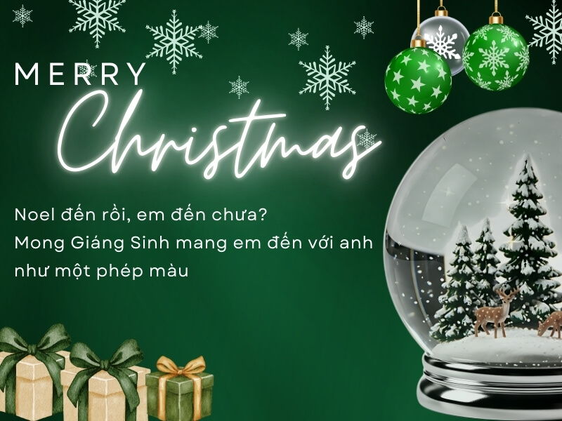 STT Noel thả thính, lãng mạn