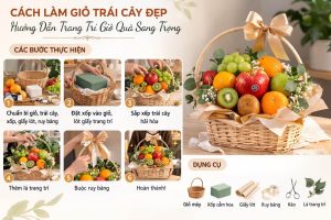 Cách Làm Giỏ Trái Cây Đẹp