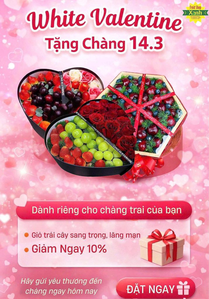 Chương trình khuyến mãi 14.3 tại Tại Trái Cây Xanh