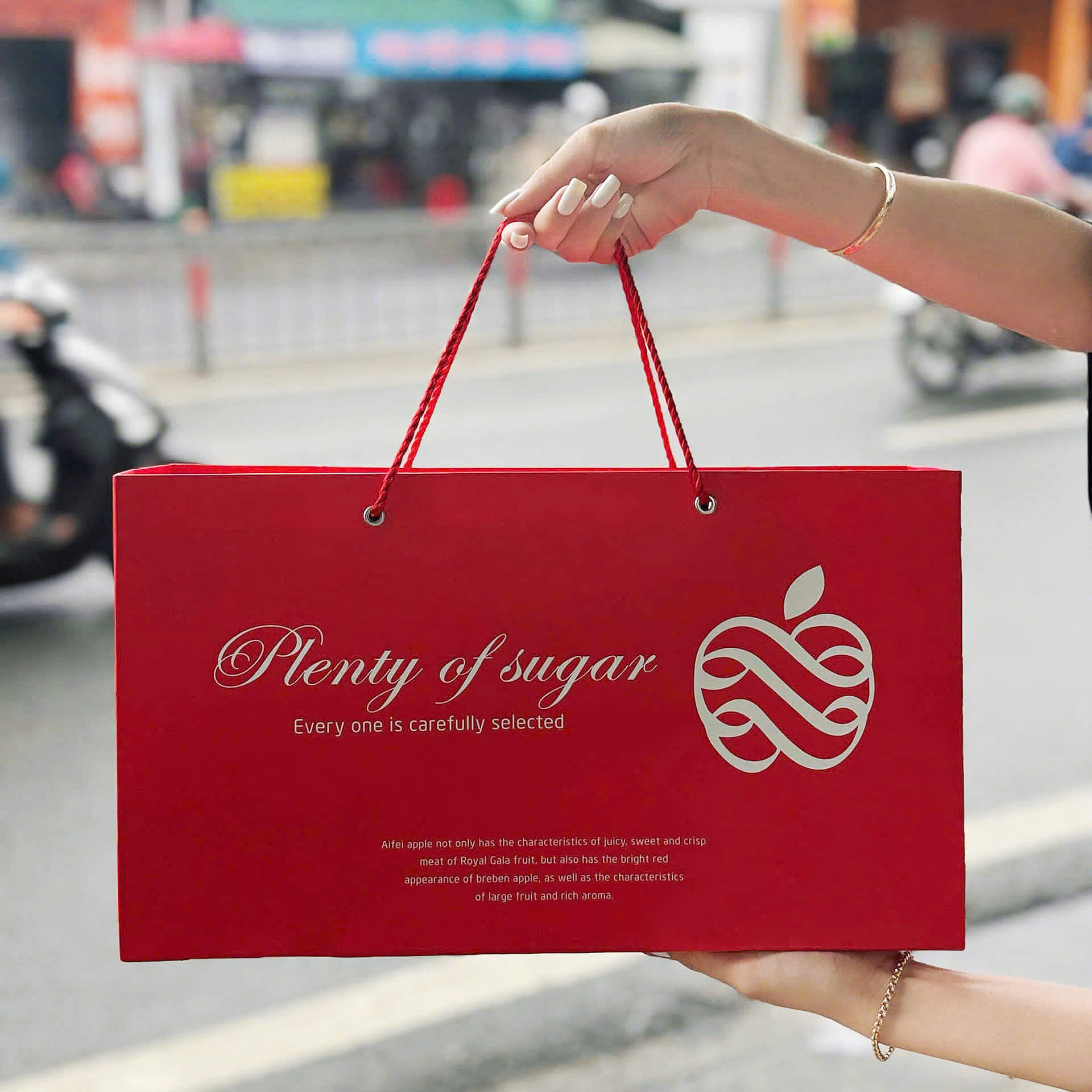 Hộp Quà Tặng Táo Envy Mỹ Cao Cấp Kèm túi Đựng